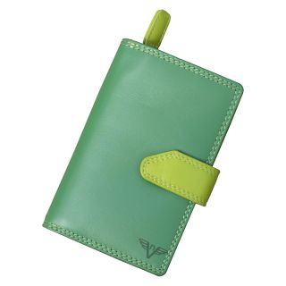 Nevaeh Woman's Leather Wallet Mutli Colour Green 16080-ngrn by Nevaeh color Green