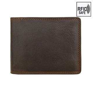 Prime Hide Kara RFID SAFE Brown Leather Wallet New York Collection 1958/03 by Primehide color Brown