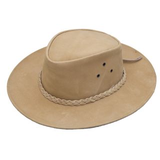Wombat Walkabout Soft Full Grain Leather Hat walkabout by Wombat color N/A