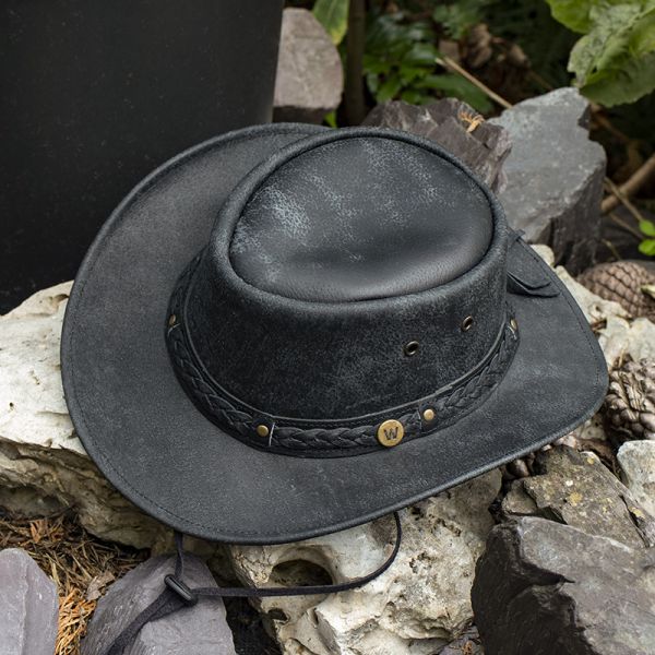 Wombat Leather Cowboy Hats Uk Wombat The Wilds Black Foldable
